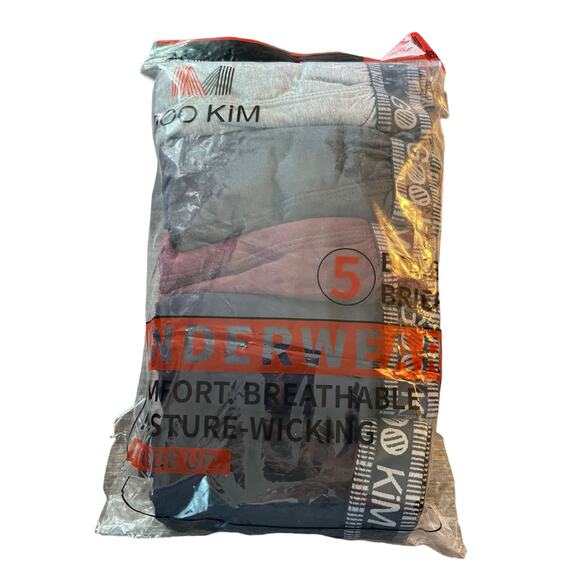 Boxer Briefs Men's NIP 5 Pairs Comfort Breathable Size Small - Picture 3 of 3